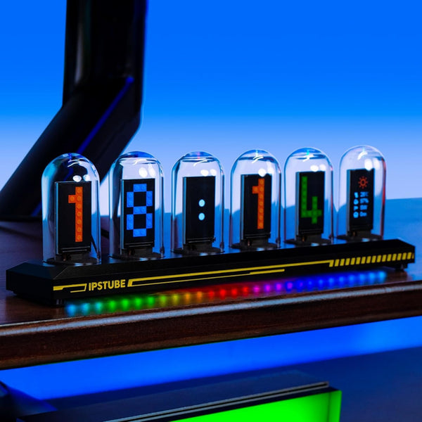 HyperGlow Nixie Tube Clock – Modern LED Retro Display