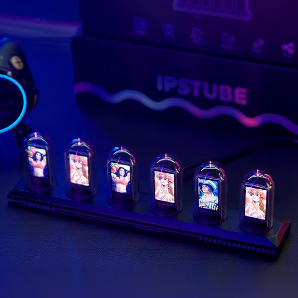 HyperGlow Nixie Tube Clock – Modern LED Retro Display