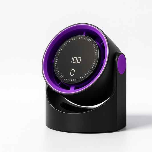 Portable Bladeless Fan – Silent 100-Speed Cooling