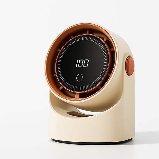Portable Bladeless Fan – Silent 100-Speed Cooling